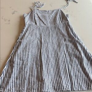 Old Navy Striped Mini Dress in White and Navy